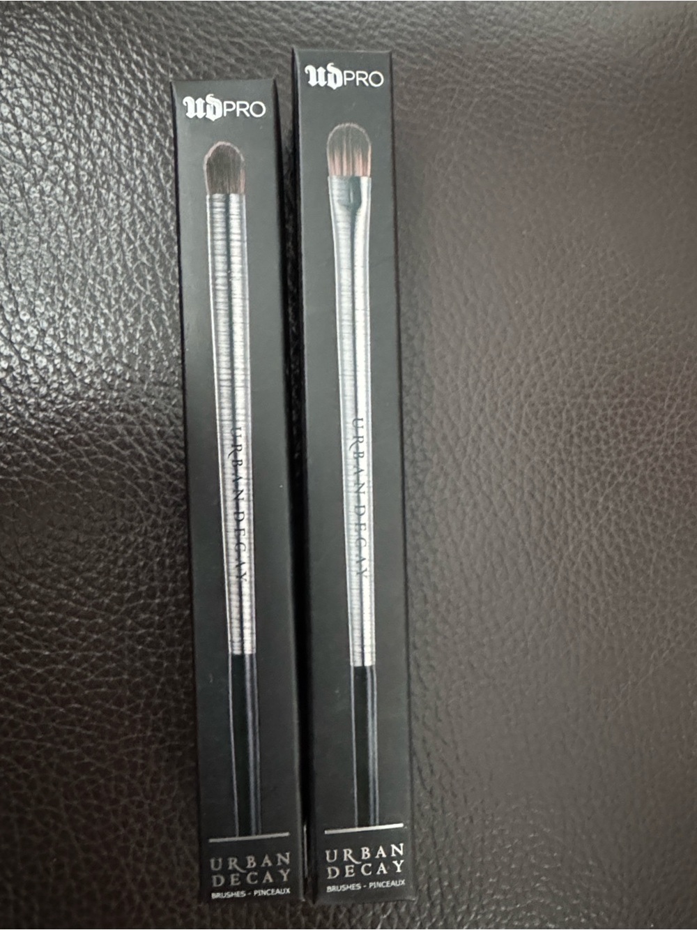 Urban Decay Silver Eyeshadow Brushes